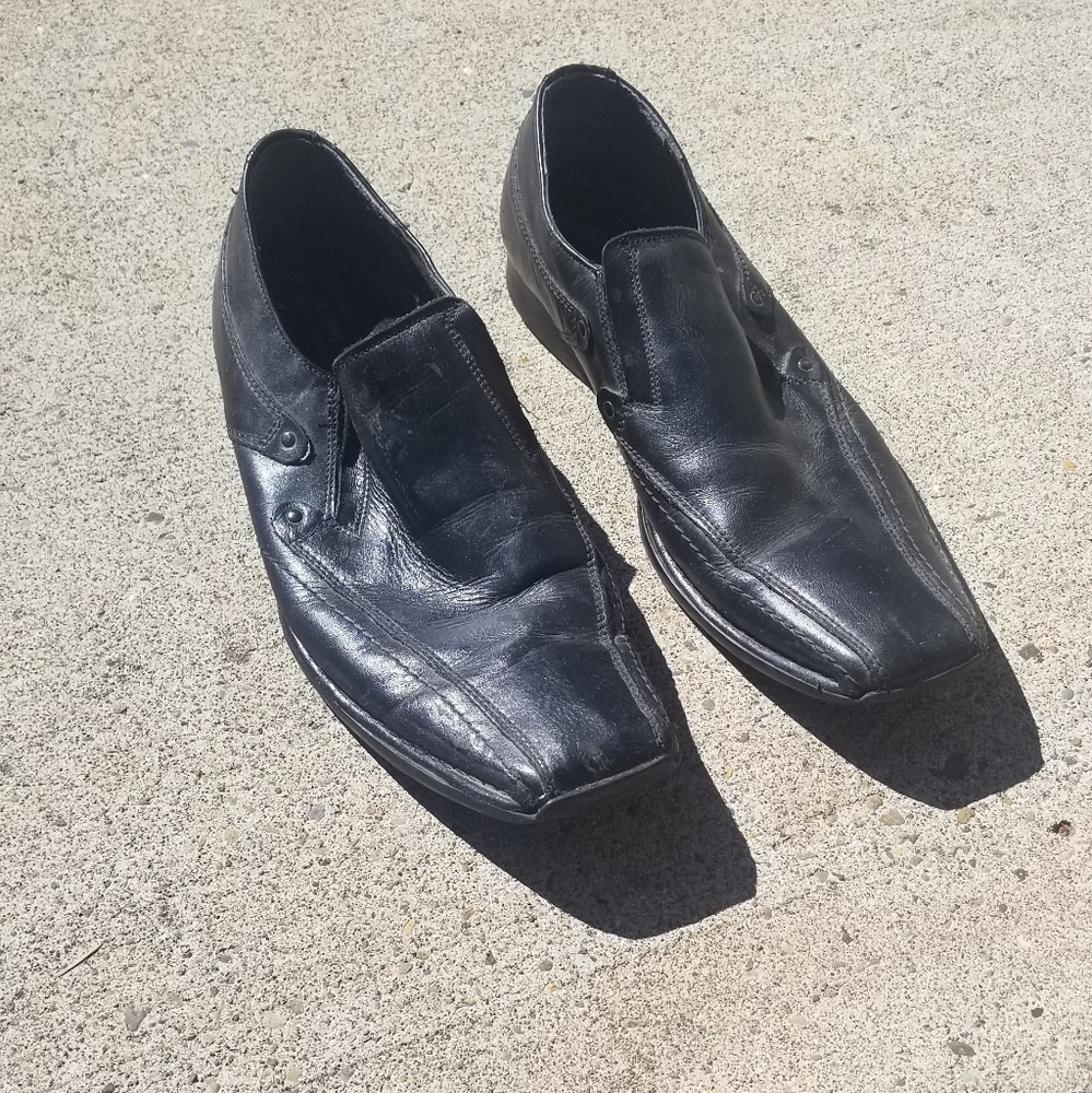Alfani Mens Leather Dress Shoes